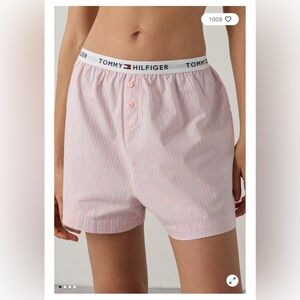 Brand New Out From Under X Tommy Hilfiger Woven Cotton Boxer Short XS